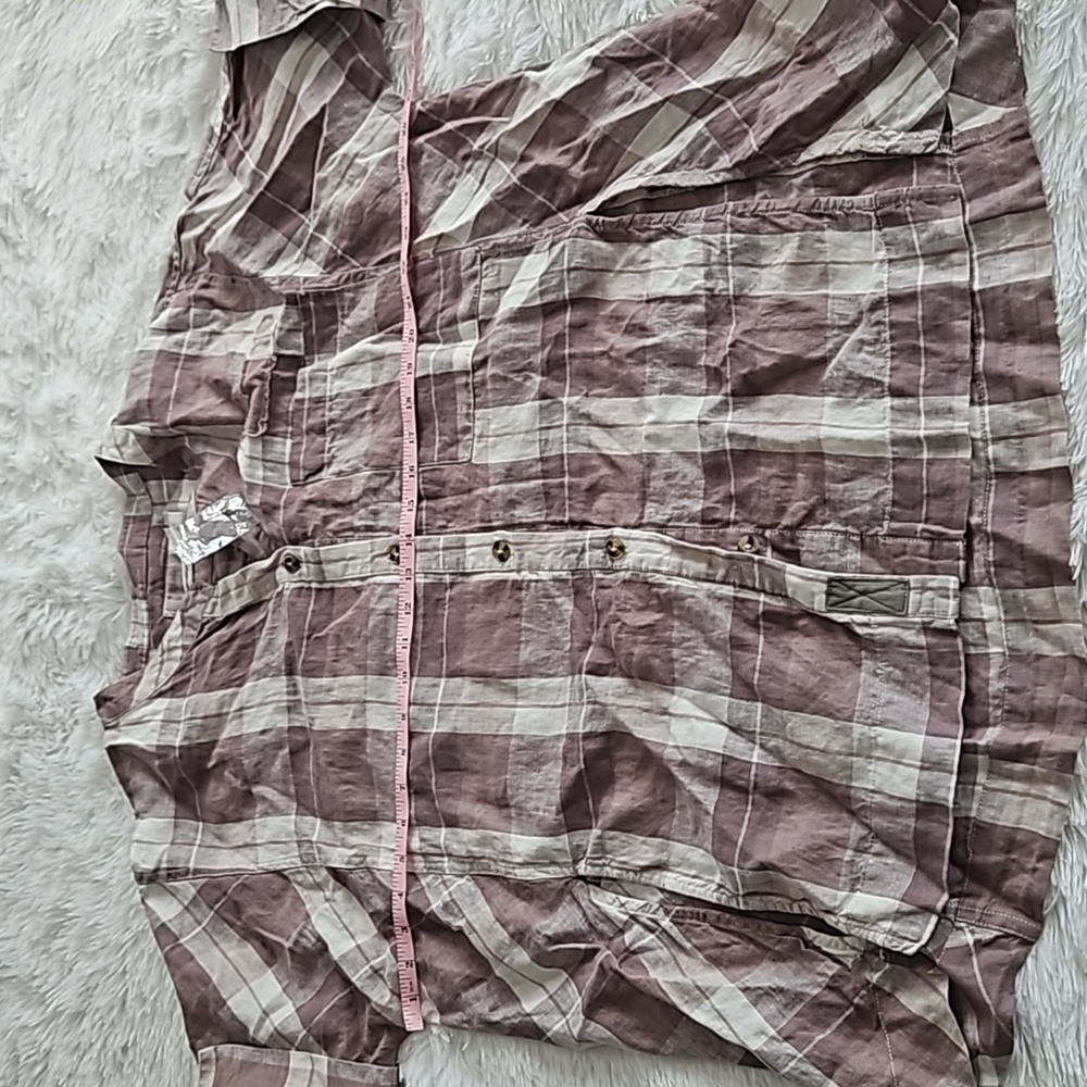 Free People We The Free Summer Serenade Linen Top NWOT - Picture 7 of 10